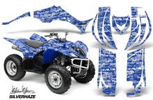 Load image into Gallery viewer, ATV Decal Graphic Kit Quad Sticker Wrap For Yamaha Wolverine 450 2006-2012 SSSH WHITE BLUE-atv motorcycle utv parts accessories gear helmets jackets gloves pantsAll Terrain Depot