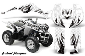 ATV Decal Graphic Kit Quad Sticker Wrap For Yamaha Wolverine 450 2006-2012 TRIBAL BLACK WHITE-atv motorcycle utv parts accessories gear helmets jackets gloves pantsAll Terrain Depot
