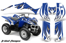 Load image into Gallery viewer, ATV Decal Graphic Kit Quad Sticker Wrap For Yamaha Wolverine 450 2006-2012 TRIBAL WHITE BLUE-atv motorcycle utv parts accessories gear helmets jackets gloves pantsAll Terrain Depot