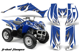 ATV Decal Graphic Kit Quad Sticker Wrap For Yamaha Wolverine 450 2006-2012 TRIBAL WHITE BLUE-atv motorcycle utv parts accessories gear helmets jackets gloves pantsAll Terrain Depot