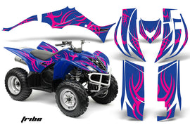 ATV Decal Graphic Kit Quad Sticker Wrap For Yamaha Wolverine 450 2006-2012 TRIBE PINK BLUE-atv motorcycle utv parts accessories gear helmets jackets gloves pantsAll Terrain Depot