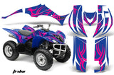 ATV Decal Graphic Kit Quad Sticker Wrap For Yamaha Wolverine 450 2006-2012 TRIBE PINK BLUE