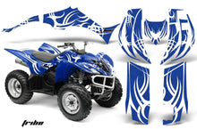 Load image into Gallery viewer, ATV Decal Graphic Kit Quad Sticker Wrap For Yamaha Wolverine 450 2006-2012 TRIBE BLUE WHITE-atv motorcycle utv parts accessories gear helmets jackets gloves pantsAll Terrain Depot