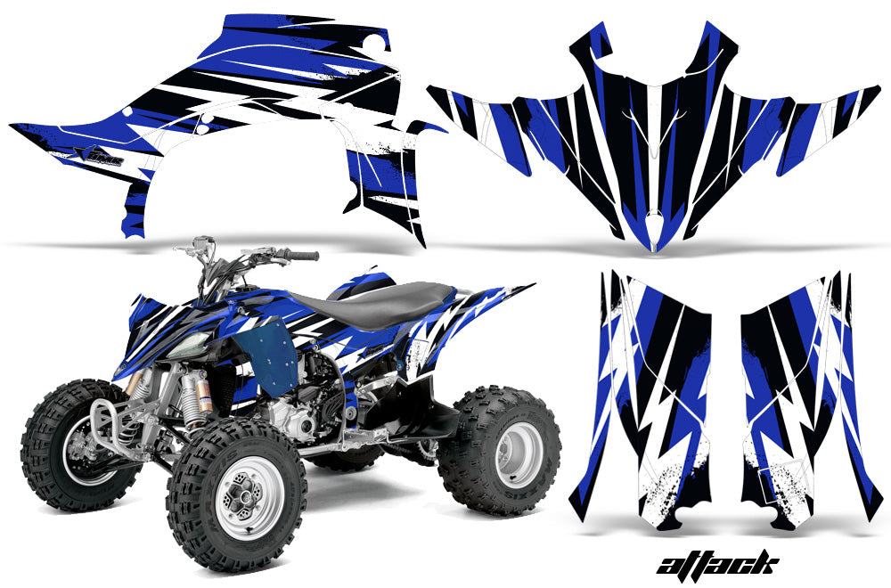 ATV Graphics Kit Quad Decal Sticker Wrap For Yamaha YFZ450RSE 2014-2016 ATTACK BLUE-atv motorcycle utv parts accessories gear helmets jackets gloves pantsAll Terrain Depot