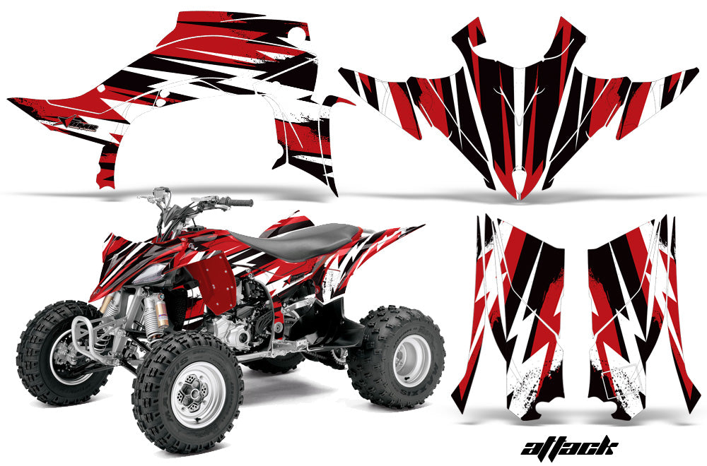 ATV Graphics Kit Quad Decal Sticker Wrap For Yamaha YFZ450RSE 2014-2016 ATTACK RED-atv motorcycle utv parts accessories gear helmets jackets gloves pantsAll Terrain Depot
