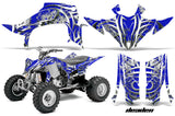 ATV Graphics Kit Quad Decal Sticker Wrap For Yamaha YFZ450RSE 2014-2016 DEADEN BLUE