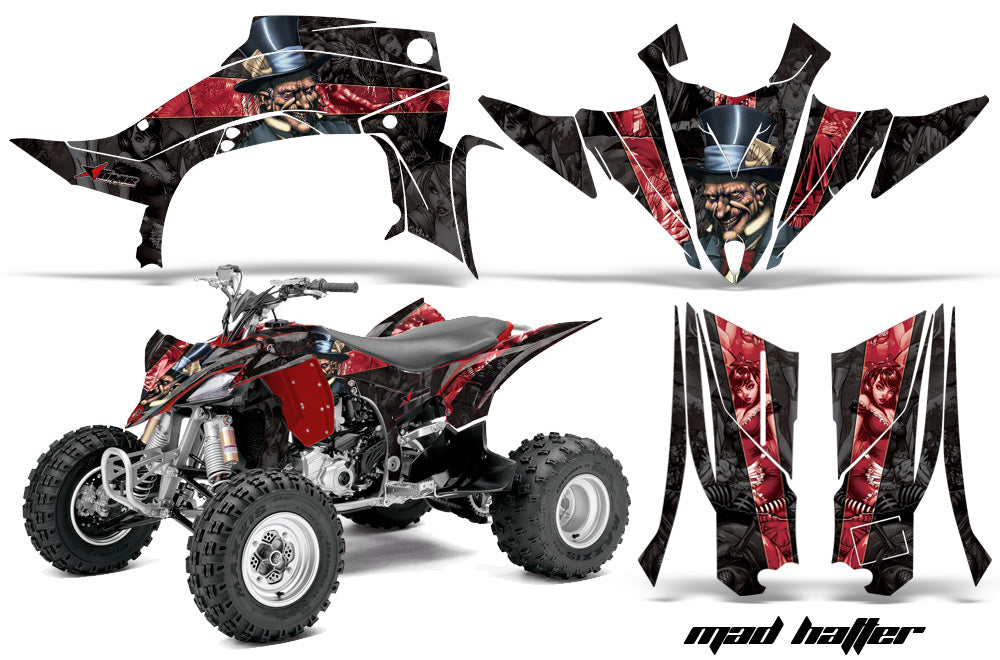ATV Graphics Kit Quad Decal Sticker Wrap For Yamaha YFZ450RSE 2014-2016 HATTER RED BLACK-atv motorcycle utv parts accessories gear helmets jackets gloves pantsAll Terrain Depot