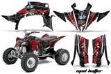 ATV Graphics Kit Quad Decal Sticker Wrap For Yamaha YFZ450RSE 2014-2016 HATTER RED BLACK