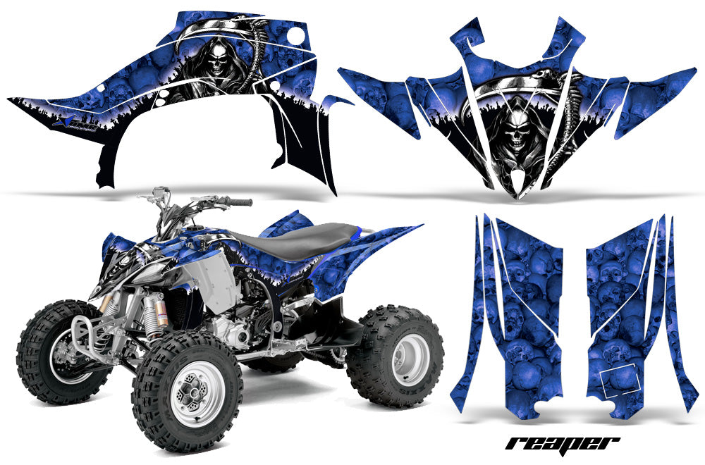 ATV Graphics Kit Quad Decal Sticker Wrap For Yamaha YFZ450RSE 2014-2016 REAPER BLUE-atv motorcycle utv parts accessories gear helmets jackets gloves pantsAll Terrain Depot