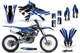 Dirt Bike Graphics Kit Decal Sticker Wrap For Yamaha YZ250F YZ450F 2014-2017 ATTACK BLUE