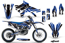 Load image into Gallery viewer, Graphics Kit Decal Sticker Wrap + # Plates For Yamaha YZ250F YZ450F 2014-2017 ATTACK BLUE-atv motorcycle utv parts accessories gear helmets jackets gloves pantsAll Terrain Depot