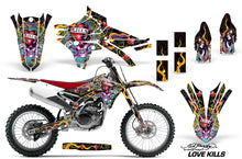 Load image into Gallery viewer, Dirt Bike Graphics Kit Decal Sticker Wrap For Yamaha YZ250F YZ450F 2014-2017 EDHLK BLACK-atv motorcycle utv parts accessories gear helmets jackets gloves pantsAll Terrain Depot