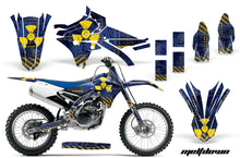 Load image into Gallery viewer, Dirt Bike Graphics Kit Decal Sticker Wrap For Yamaha YZ250F YZ450F 2014-2017 MELTDOWN YELLOW BLUE-atv motorcycle utv parts accessories gear helmets jackets gloves pantsAll Terrain Depot