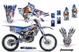Graphics Kit Decal Sticker Wrap + # Plates For Yamaha YZ250F YZ450F 2014-2017 TSUNAMI BLUE