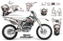 Load image into Gallery viewer, Graphics Kit Decal Wrap + # Plates For Yamaha YZ250F YZ450F 2006-2009 BONES BLACK WHITE-atv motorcycle utv parts accessories gear helmets jackets gloves pantsAll Terrain Depot