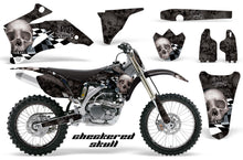 Load image into Gallery viewer, Graphics Kit Decal Wrap + # Plates For Yamaha YZ250F YZ450F 2006-2009 CHECKERED SILVER BLACK-atv motorcycle utv parts accessories gear helmets jackets gloves pantsAll Terrain Depot