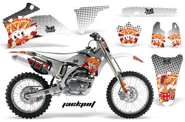 Graphics Kit Decal Wrap + # Plates For Yamaha YZ250F YZ450F 2006-2009 JACKPOT WHITE-atv motorcycle utv parts accessories gear helmets jackets gloves pantsAll Terrain Depot