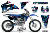 Graphics Kit Decal Wrap + # Plates For Yamaha YZ250F YZ450F 2006-2009 FRENZY BLUE