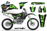 Dirt Bike Graphics Kit Decal Wrap For Yamaha YZ250F YZ450F 2006-2009 HATTER GREEN BLACK