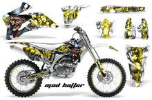 Load image into Gallery viewer, Graphics Kit Decal Wrap + # Plates For Yamaha YZ250F YZ450F 2006-2009 HATTER YELLOW WHITE-atv motorcycle utv parts accessories gear helmets jackets gloves pantsAll Terrain Depot