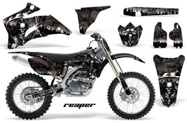 Graphics Kit Decal Wrap + # Plates For Yamaha YZ250F YZ450F 2006-2009 REAPER BLACK-atv motorcycle utv parts accessories gear helmets jackets gloves pantsAll Terrain Depot