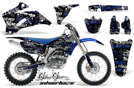Graphics Kit Decal Wrap + # Plates For Yamaha YZ250F YZ450F 2006-2009 SSSH BLUE BLACK-atv motorcycle utv parts accessories gear helmets jackets gloves pantsAll Terrain Depot