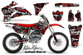 Graphics Kit Decal Wrap + # Plates For Yamaha YZ250F YZ450F 2006-2009 SSSH RED BLACK-atv motorcycle utv parts accessories gear helmets jackets gloves pantsAll Terrain Depot