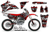 Graphics Kit Decal Wrap + # Plates For Yamaha YZ250F YZ450F 2006-2009 SSSH RED BLACK