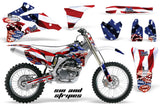 Graphics Kit Decal Wrap + # Plates For Yamaha YZ250F YZ450F 2006-2009 USA SINS