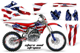 Graphics Kit Decal Wrap + # Plates For Yamaha YZ250F YZ450F 2006-2009 USA FLAG-atv motorcycle utv parts accessories gear helmets jackets gloves pantsAll Terrain Depot