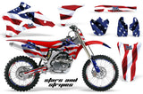 Graphics Kit Decal Wrap + # Plates For Yamaha YZ250F YZ450F 2006-2009 USA FLAG