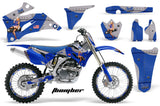 Graphics Kit Decal Wrap + # Plates For Yamaha YZ250F YZ450F 2006-2009 TBOMBER BLUE