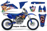 Graphics Kit Decal Wrap + # Plates For Yamaha YZ250F YZ450F 2006-2009 VEGAS BLUE