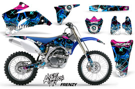 Dirt Bike Graphics Kit Decal Wrap For Yamaha YZ250F YZ450F 2006-2009 FRENZY BLUE-atv motorcycle utv parts accessories gear helmets jackets gloves pantsAll Terrain Depot