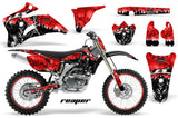 Graphics Kit Decal Wrap + # Plates For Yamaha YZ250F YZ450F 2006-2009 REAPER RED