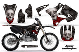 Dirt Bike Graphics Kit Decal Wrap for Yamaha YZ125 YZ250 2002-2014 BONES BLACK