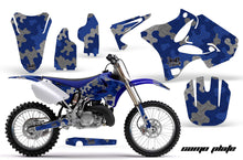 Load image into Gallery viewer, Dirt Bike Graphics Kit Decal Wrap for Yamaha YZ125 YZ250 2002-2014 CAMOPLATE BLUE-atv motorcycle utv parts accessories gear helmets jackets gloves pantsAll Terrain Depot
