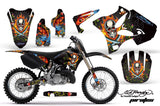 Dirt Bike Graphics Kit Decal Wrap for Yamaha YZ125 YZ250 2002-2014 EDHP BLACK