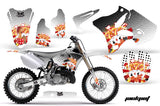 Dirt Bike Graphics Kit Decal Wrap for Yamaha YZ125 YZ250 2002-2014 JACKPOT WHITE