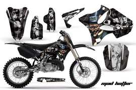 Dirt Bike Graphics Kit Decal Wrap for Yamaha YZ125 YZ250 2002-2014 HATTER SILVER BLACK-atv motorcycle utv parts accessories gear helmets jackets gloves pantsAll Terrain Depot