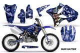 Dirt Bike Graphics Kit Decal Wrap for Yamaha YZ125 YZ250 2002-2014 HATTER BLUE