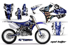 Dirt Bike Graphics Kit Decal Wrap for Yamaha YZ125 YZ250 2002-2014 HATTER BLUE WHITE-atv motorcycle utv parts accessories gear helmets jackets gloves pantsAll Terrain Depot