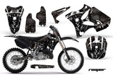 Dirt Bike Graphics Kit Decal Wrap for Yamaha YZ125 YZ250 2002-2014 REAPER BLACK
