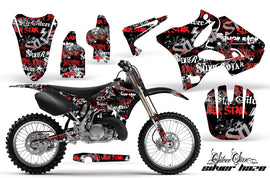 Dirt Bike Graphics Kit Decal Wrap for Yamaha YZ125 YZ250 2002-2014 SSSH RED BLACK-atv motorcycle utv parts accessories gear helmets jackets gloves pantsAll Terrain Depot