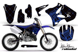 Dirt Bike Graphics Kit Decal Wrap for Yamaha YZ125 YZ250 2002-2014 RELOADED BLUE BLACK