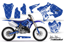 Load image into Gallery viewer, Dirt Bike Graphics Kit Decal Wrap for Yamaha YZ125 YZ250 2002-2014 RELOADED BLUE WHITE-atv motorcycle utv parts accessories gear helmets jackets gloves pantsAll Terrain Depot