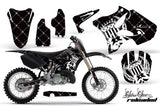 Dirt Bike Graphics Kit Decal Wrap for Yamaha YZ125 YZ250 2002-2014 RELOADED WHITE BLACK