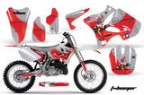 Dirt Bike Graphics Kit Decal Wrap for Yamaha YZ125 YZ250 2002-2014 TBOMBER RED