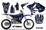 Dirt Bike Graphics Kit Decal Wrap for Yamaha YZ125 YZ250 2002-2014 TOXIC BLUE BLACK