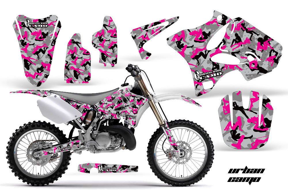 Dirt Bike Graphics Kit Decal Wrap for Yamaha YZ125 YZ250 2002-2014 URBAN CAMO PINK-atv motorcycle utv parts accessories gear helmets jackets gloves pantsAll Terrain Depot